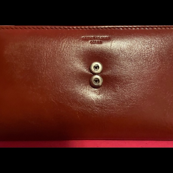 Fossil Wallet 7” x 4” cognac color - Picture 3 of 6